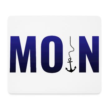 Bonjour - Tapis de souris (format paysage) - blanc - Devant