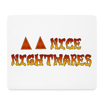 Nice Nightmares Feuertraum - Mousepad (Querformat) - Weiß - Vorne