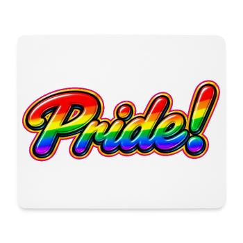 Pride - Mousepad (Querformat) - Weiß - Vorne