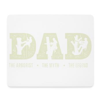 Der Arborist, die Legende – Lustiges Arborist-Geschenk - Mousepad (Querformat) - Weiß - Vorne