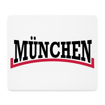 Munich * two-tone - Mouse Pad (horizontal) - white - Front