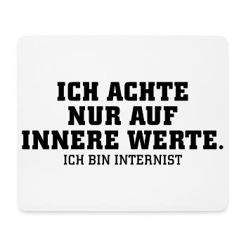 Internist - Mousepad (Querformat) - Weiß - Vorne