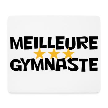 Meilleure Gymnaste - Tapis de souris (format paysage) - blanc - Devant