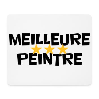 Meilleure Peintre - Tapis de souris (format paysage) - blanc - Devant