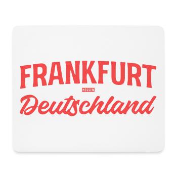 Frankfurt Deutschland Vintage - Mousepad (Querformat) - Weiß - Vorne