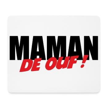 Verrückte Mama! - Mousepad (Querformat) - Weiß - Vorne