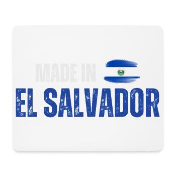 Hergestellt in El Salvador, salvadorianischer Stolz - Mousepad (Querformat) - Weiß - Vorne