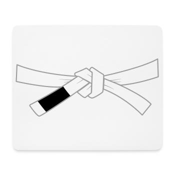 Whitebelt - White Belt - Mouse Pad (horizontal) - white - Front