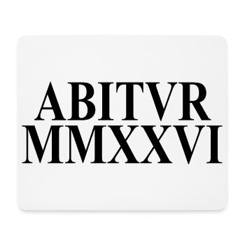 Abi 2026 - Abitur - Römische Ziffern - Latein - Mousepad (Querformat) - Weiß - Vorne