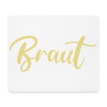 Braut - Mousepad (Querformat) - Weiß - Vorne