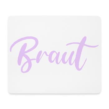 braut - Mousepad (Querformat) - Weiß - Vorne