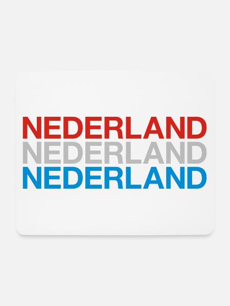 NIEDERLANDE Nederland Netherlands Holland - Mousepad (Querformat) - Weiß