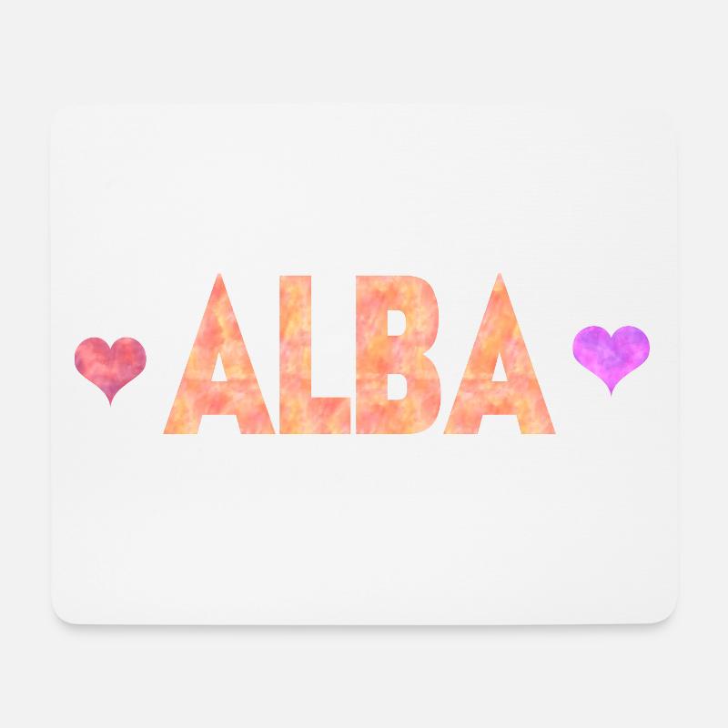 Alba - Mouse Pad (horizontal) - white