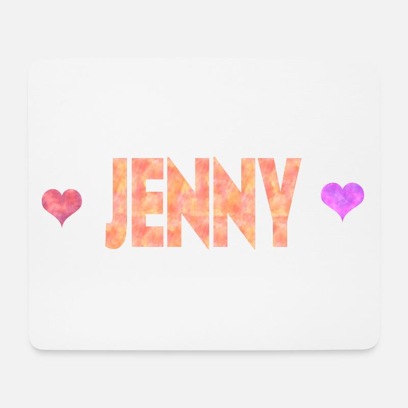 Jenny - Mousepad (Querformat) - Weiß