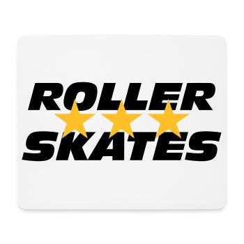 Roller Skates - Mouse Pad (horizontal) - white - Front