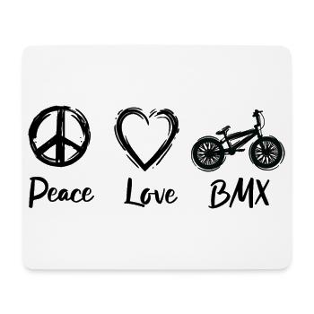 BMX Motivation - Tapis de souris (format paysage) - blanc - Devant