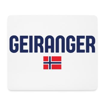GEIRANGER Norway - Mouse Pad (horizontal) - white - Front