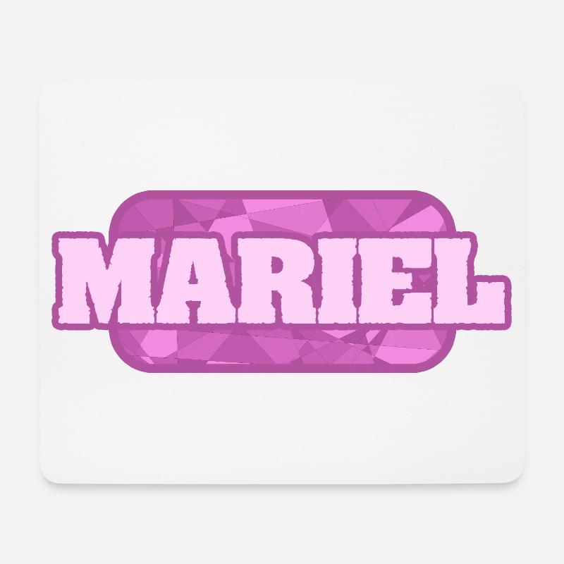Mariel als Gesundheit - Mousepad (Querformat) - Weiß