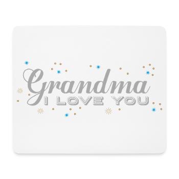Oma Ich Liebe Dich Weihnachten - Mousepad (Querformat) - Weiß - Vorne