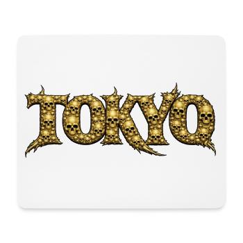 Golden Skull Tokyo Logo - Mouse Pad (horizontal) - white - Front
