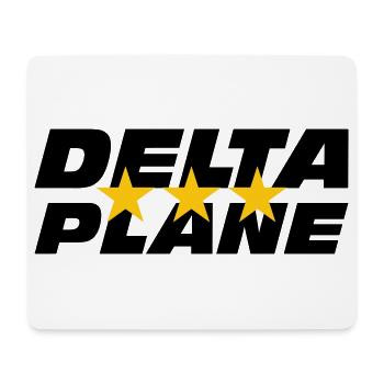 Logo Delta Plane Étoiles d'Excellence - Tapis de souris (format paysage) - blanc - Devant