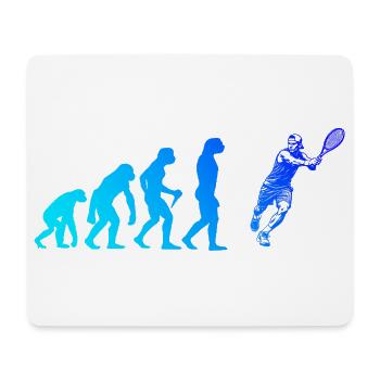 Geschenkidee für einen Tennis mit Tennis - Mousepad (Querformat) - Weiß - Vorne