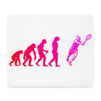 Geschenkidee für einen Tennis mit Tennis - Mousepad (Querformat) - Weiß - Vorne