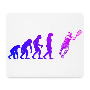 Geschenkidee für einen Tennis mit Tennis - Mousepad (Querformat) - Weiß - Vorne
