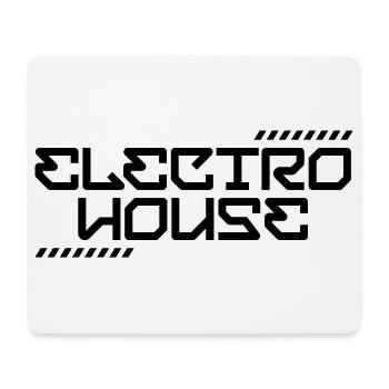 Electro House - Mousepad (Querformat) - Weiß - Vorne