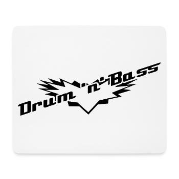 Drum 'n' Bass - Mousepad (Querformat) - Weiß - Vorne
