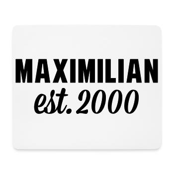 Maximilian est 2000 - Mousepad (Querformat) - Weiß - Vorne