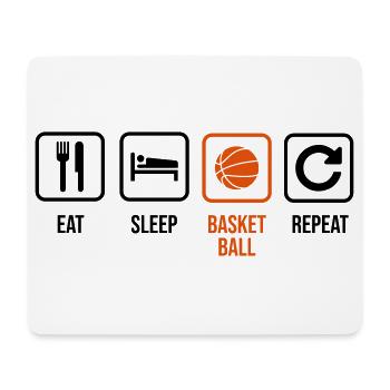 Basketballer - Mousepad (Querformat) - Weiß - Vorne