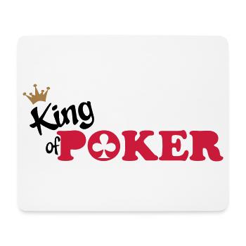 poker - Tapis de souris (format paysage) - blanc - Devant