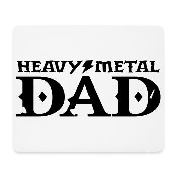 métal lourd papa papa - Tapis de souris (format paysage) - blanc - Devant