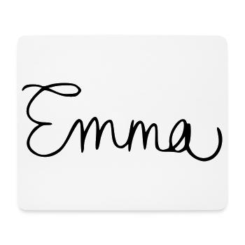 Emma - Tapis de souris (format paysage) - blanc - Devant