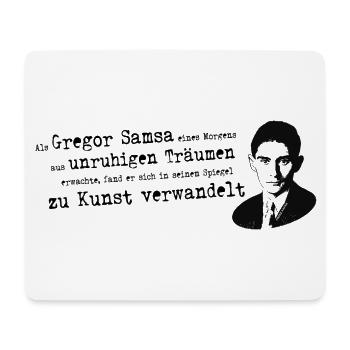 Franz Kafka-Beuys | Transformation Gregor Samsa Art - Mouse Pad (horizontal) - white - Front