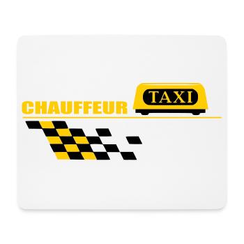 Chauffeur de taxi - Tapis de souris (format paysage) - blanc - Devant