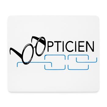 Optiker - Mousepad (Querformat) - Weiß - Vorne