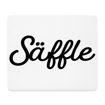 Säffle schwarz - Mousepad (Querformat) - Weiß - Vorne
