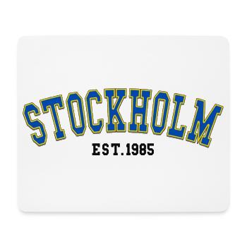 Stockholm Est.1985 - Tapis de souris (format paysage) - blanc - Devant