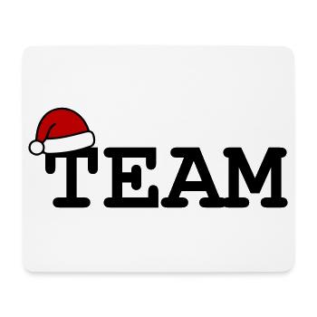 Team Christmas Christmas Hat - Mouse Pad (horizontal) - white - Front