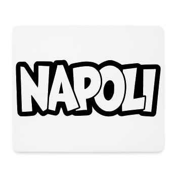 Napoli Schriftzug  - Mousepad (Querformat) - Weiß - Vorne