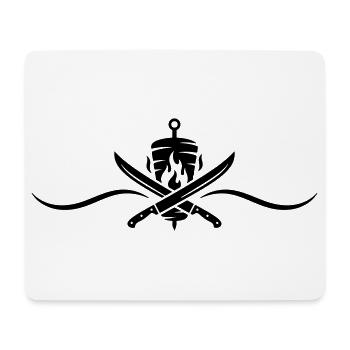 Döner Spieß Kebab - Mousepad (Querformat) - Weiß - Vorne