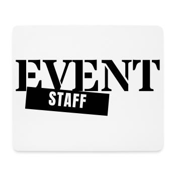 Event Staff - Crew Personnel Event Team - Mouse Pad (horizontal) - white - Front