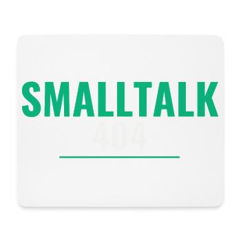 Sysadmin Geschenk – 'Smalltalk 404' T-Shirt - Mousepad (Querformat) - Weiß - Vorne