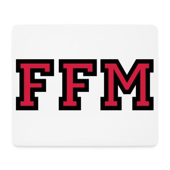 Frankfurt am Main FFM College Style - Mousepad (Querformat) - Weiß - Vorne