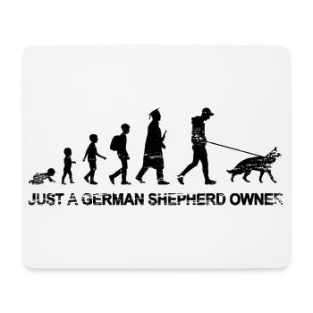 Nur ein Schäferhund Besitzer - Mousepad (Querformat) - Weiß - Vorne