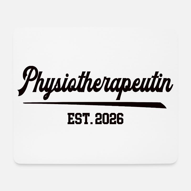 Physiotherapeutin 2026 Physio Beruf Therapeutin - Mousepad (Querformat) - Weiß
