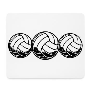 Équipe de volley-ball - Tapis de souris (format paysage) - blanc - Devant