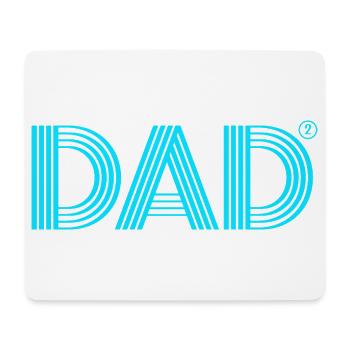 Zwillinge Vater Zwilling Papa - Mousepad (Querformat) - Weiß - Vorne